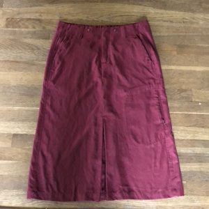 Patagonia Burgundy Skirt Size 6